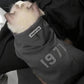 2-Pack 2XL sizeTrendy Pet Hoodie with "1977" Print - Warm Winter Wear for Cats and Small Dogs - with Plush Lining -   Beige and Dark Grey