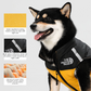Yellow  M  Size  Dog Clothing — Warm, Thickened Cotton Jacket for Autumn & Winter; Waterproof Pet Vest — Reflective Safety Design, Leash-Compatible