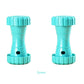 2 Pack（Green）: Cat and Dog Treat Dispenser Toy – Interactive, Durable, Bite-Resistant Slow-Feeder, Dumbbell and Tire-Shaped Pet Toy