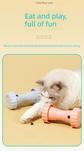 2 Pack（Pink）: Cat and Dog Treat Dispenser Toy – Interactive, Durable, Bite-Resistant Slow-Feeder, Dumbbell and Tire-Shaped Pet Toy