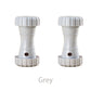 2 Pack（Grey）: Cat and Dog Treat Dispenser Toy – Interactive, Durable, Bite-Resistant Slow-Feeder, Dumbbell and Tire-Shaped Pet Toy