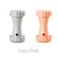 2 Pack（Grey+Pink）: Cat and Dog Treat Dispenser Toy – Interactive, Durable, Bite-Resistant Slow-Feeder, Dumbbell and Tire-Shaped Pet Toy
