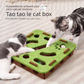 2-piece Green cat toy set—featuring square and flower shapes—is an excellent choice for feline entertainment and relaxation. It also serves as a fun maze for kittens and pets, and includes six bells.