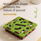 2-piece Grey cat toy set—featuring square and flower shapes—is an excellent choice for feline entertainment and relaxation. It also serves as a fun maze for kittens and pets, and includes six bells.