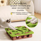 2-piece White cat toy set—featuring square and flower shapes—is an excellent choice for feline entertainment and relaxation. It also serves as a fun maze for kittens and pets, and includes six bells.