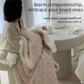 Grey 180*200cm Double Blanket, Taffeta Fleece Blanket, Thick Winter Quilt, Lambswool Coral Fleece Small Blanket, Office Nap Blanket, Sofa Cover Blanket, Bedding, Machine Washable