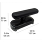 3 pack Black Creative Multi-Functional ABS Can and Bottle Opener - Non-Slip, Effort-Saving Jar Lid Opener for Home Kitchen Use