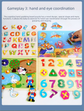 Toddler Wooden Peg Puzzle — An educational and entertaining matching toy featuring letters, numbers, shapes, and everyday objects; an early learning and developmental toy suitable for children aged 3 and up【shape Style】