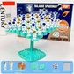 Green Kids Balance Spaceman Stacking Toy - 48 Astronaut Figures Balance Tree Game with Punishment Wheel & Dice - Parent-Child Interactive Tabletop Game for Boys Girls Ages 3-8