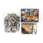 2 PCS 1000 Piece Jigsaw Puzzle for Adults - Animal & Landscape Art Design, Stress Relief Brain Game - Premium Quality Paper Puzzle for Teens Adults Ages 14+ 【home+lake】