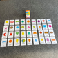 7-Set  Kids Early Education Flash Cards, Montessori Cognitive Development Toys for Toddlers Ages 4+, Educational Gift for Boys Girls【Animal+Shape+Colour+Time+Vegetables+Fruits+Body Parts】