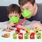 2 Player  Frog Tongue Game Lizard Mask Card Battle Family Board Game Parent-Child Interactive Party Game Silicone Material 4+ Years Educational Toy Memory Challenge