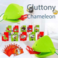 4 Player  Frog Tongue Game Lizard Mask Card Battle Family Board Game Parent-Child Interactive Party Game Silicone Material 4+ Years Educational Toy Memory Challenge