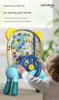 Blue Ball Catching Machine Game Kids Steering Wheel Pinball Desktop Game Hand Eye Coordination Training Parent-Child Interactive Educational Toy Concentration Focus Plastic 4+ Years