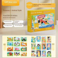 2-pce Kids 3D EVA Foam Sticker Art Kit - Princess Theme DIY Craft Activity Set with 12 Designs, Self-Adhesive Pre-Cut Shapes, Creative Handmade Gift Box for Girls Ages 4+ Preschool Educational Toy【Animals+Princesses】