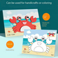 2-pce Kids 3D EVA Foam Sticker Art Kit - Princess Theme DIY Craft Activity Set with 12 Designs, Self-Adhesive Pre-Cut Shapes, Creative Handmade Gift Box for Girls Ages 4+ Preschool Educational Toy【 Oceans+Princesses】