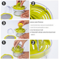 4-in-1 Manual Citrus Juicer with Grater and Egg Separator -Free Multi-Function Hand Press Lemon Orange Squeezer - Kitchen Gadget for Fresh Juice, Zest, and Cooking Prep