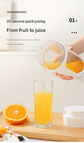 Black 3.7V Portable Blender 700ml Wireless Juicer Cup - 12 Blade USB Rechargeable Smoothie Maker with LED Display - Personal Fruit Mixer with Safety Lock - BPA Free Travel Blender for Home Office Outdoor