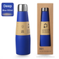 Blue Premium 304 Stainless Steel Vacuum Insulated Water Bottle - 532ml Large Capacity Sports Flask with 12-24 Hour Thermal Retention, Leak-Proof Portable Travel Mug for Gym, Office, Car and Outdoor Activities
