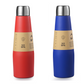 2-piece Red and Blue Premium 304 Stainless Steel Vacuum Insulated Water Bottle - 532ml Large Capacity Sports Flask with 12-24 Hour Thermal Retention, Leak-Proof Portable Travel Mug for Gym, Office, Car and Outdoor Activities