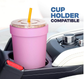 2-piece Grey and Blue 30oz Stainless Steel Tumbler with Universal Cup Insulator - Double Wall Vacuum Insulated Coffee Cup, Cup Holder Friendly, Keeps Drinks Cold for 12 Hours