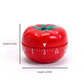 Small Size Tomato-shaped alarm Kitchen Timer - 60 Minute Mechanical Countdown Timer with Loud Alarm, Cute Vegetable Design, No Battery Required - Perfect for Cooking, Baking & Time Management