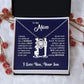 silvery white Necklace Gift Box Set Eternal Star Three-Leaf Clover Necklace - Mother&