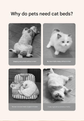 S size Blue Plaid Cat Cave Bed Winter Warm Enclosed Pet House Cozy Cat Sleeping Bag Semi-Enclosed Cat Nest Small Dog Bed PP Cotton Filling Washable Pet Supplies