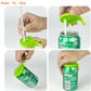 Blue Reusable Soda Can Lid with Straw and Carrying Handle - Spill-Proof Plastic Can Cover for Standard 2.13 Inch Cans, Portable Beverage Protector with Flip-Top Design, BPA-Free Drink Can Converter for Outdoor Parties BBQs Camping