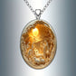 3D Nativity Scene Necklace-  Oval Pendant, Jesus Birth Christmas Easter Gift for Women Men, Zinc Alloy Chain Necklace