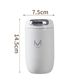 White Premium 316 Stainless Steel Coffee Tumbler - 350ml Vacuum Insulated Travel Mug with Sip Lid, Leak-Proof Egg Shape Design, Hot & Cold Beverage Cup for Office Commute Outdoor Gift
