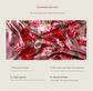 Red Dragonfly and Lotus Flower Painting Elegant 90x90cm Satin Silk Scarf for Women - Double-Sided Printed Square Headscarf Shawl Wrap - Lightweight Versatile Fashion Accessory for Mother&
