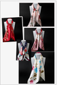 Off-white Leopard Print Chain Pattern Elegant 90x90cm Satin Silk Scarf for Women - Double-Sided Printed Square Headscarf Shawl Wrap - Lightweight Versatile Fashion Accessory for Mother&
