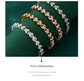 2-piece Aureate and  Silvery Luxury Crystal Heart Tennis Bracelet - European Roman Style Pave CZ Diamond Link Chain - Elegant Gold Silver Rose Gold Plated Fashion Jewelry for Women