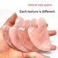 2-piece Pink Natural   Gua Sha Facial Tool - Hand-Polished Stone Massage Board for Face and Neck, Cooling Skincare Ritual, Easy Daily Use, Gift Ready