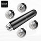 Black Electric Eye Massager Pen - Vibration Massage Wand for Eye Area, Face, and Neck - Battery Operated Skincare Tool（Batteries not included）, Compact Daily Use, Gift Ready