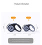 Black Automatic Retractable Dog Leash -  5M Extendable Lead with One-Handed Brake Lock - ABS Casing, Ergonomic Grip, Tangle-Free Nylon Tape, Outdoor Walking Essential