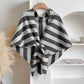 Grey Striped Women&
