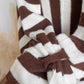 Brown Striped Women&