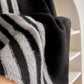 Blue and Grey Color blocking Striped Women&