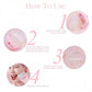 2-piece Light Pink Face Ice Roller with Gel Cooling Head and Gua Sha Board- Reusable PP and Gel Cold Massage Tool for De-Puffing, Soothing, and Refreshing Skin, Easy to Freeze, Comfortable Grip, Daily Skincare Essential