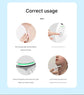 Black Neck and Face Massager - 3 Colour Light Therapy, EMS Microcurrent, Vibration & Heat - Rechargeable Anti-Ageing Device for Wrinkles, Neck Lines, Jawline & Skin Tightening - Portable Home Beauty Tool
