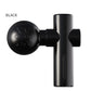Black Mini Massage Gun - Pocket-Sized Deep Tissue Percussion Massager with 4 Speeds, 7mm Amplitude, 12KG Force, USB-C Rechargeable - Ultra Quiet, 68.7g Lightweight for Muscle Recovery, Travel, Office