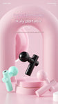 Pink Mini Massage Gun - Pocket-Sized Deep Tissue Percussion Massager with 4 Speeds, 7mm Amplitude, 12KG Force, USB-C Rechargeable - Ultra Quiet, 68.7g Lightweight for Muscle Recovery, Travel, Office