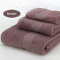 3-Piece Brown Towel Set - Soft Absorbent Bath, Hand & Face Towels with Jacquard Weave, Gift Set for Home, Hotel, or Gifting - Durable, Low-Lint, Machine Washable