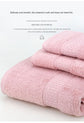 3-Piece Medium Gray Towel Set - Soft Absorbent Bath, Hand & Face Towels with Jacquard Weave, Gift Set for Home, Hotel, or Gifting - Durable, Low-Lint, Machine Washable