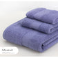 3-Piece Light gray Towel Set - Soft Absorbent Bath, Hand & Face Towels with Jacquard Weave, Gift Set for Home, Hotel, or Gifting - Durable, Low-Lint, Machine Washable