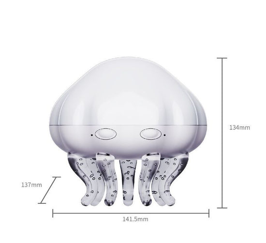 Jellyfish Ocean Wave Projector Night Light - USB Powered with Remote Control, 2 Timer Settings, Dual Mode Projection and Night Light, Romantic Bedroom Decor, Kids Gift