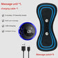 7-pack  Black and Blue Mini  Massage Patch - Portable Smart Neck & Shoulder Massager with 8 Modes, 19 Intensity Levels, USB Rechargeable, PU & PET Material for Muscle Relief