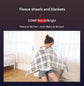 Blue and Gray 80*130cm Japanese-Style shawl blanket Ultra-Soft Blanket - Thick Polyester Throw for Sofa, Bed, Office,  Cozy Nap Blanket for Winter & All Seasons